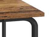 Desk with Storage Oak Wood 80 x 50 x 91 cm 8008024