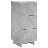 Sideboard Concrete Grey 33.5 x 34.5 x 75 cm Engineered Wood 8011516