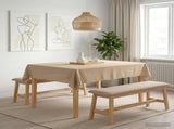 Table Cloth 5 pcs Rectangular Beige 110 x 140 cm 42040306