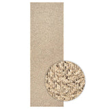 ZNTS Rug ZIZUR 80x200 cm Jute Look Indoor and Outdoor 4006159