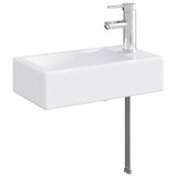 Bathroom Wash Basin Chrome 45.5 x 25.5 x 13 cm Metal 890222