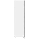 Refrigerator Cabinet Lyon Grey Sonoma 60x57x207 cm Engineered Wood 815601