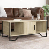 Coffee Table Sonoma Oak 100x51x40 cm Engineered Wood 848490