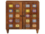 Sideboard Walnut 60 x 33 x 75 cm Solid Mango Wood 4018226