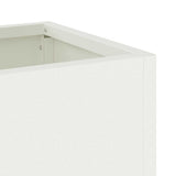 Raised Garden Planter White 60 x 26 x 48 cm Steel 865884