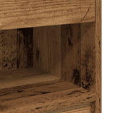 Bedside Cabinets 2 pcs with Drawer Old Wood 39x28x41 cm 858764
