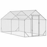 Chicken Cage Silver 400 x 170 x 177 cm Galvanised Steel 42023410