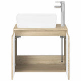 Bathroom Furniture Set Sonoma Oak Engineered Wood 3404332
