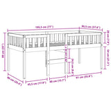 Children's Bed without Mattress 90x190 cm Solid Wood Pine 855018