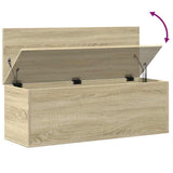 Storage Box Sonoma Oak 102x35x35 cm Engineered Wood 840690