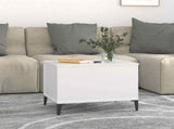 Coffee Table White 60x44.5x45 cm Engineered Wood 819572