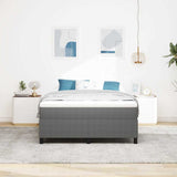 Platform Bed Frame Light Grey 140 x 200 cm Fabric 3337412