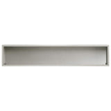 Garden Planter Silver 100 x 20 x 20 cm Stainless Steel 8005184