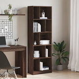Bookcase Brown Oak 57x28.5x174 cm Engineered Wood 847995
