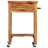Kitchen Trolley 58x58x89 cm Solid Acacia Wood 282752