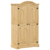 Wardrobe "Corona" 102x52x186 cm Solid Wood Pine 4012154