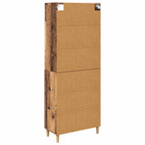 Highboard Old Wood 69.5 x 32.5 x 180 cm Engineered Wood 3415808