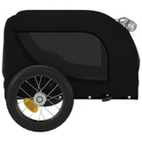 Pet Bike Trailer Black Oxford Fabric and Iron 93996
