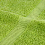 12 Piece Premium Towel Set SOLUND Green 600 gsm 137585