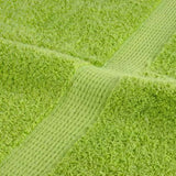 12 Piece Premium Towel Set SOLUND Green 600 gsm 137585