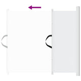 Retractable Pet Gate White 82,5x125 cm 4004128
