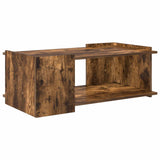 Coffee Table Smoked Oak 90 x 50 x 33 cm Engineered Wood 8000998