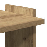 Bookcase 3-Tier Artisan Oak 60x30x120 cm Engineered Wood 860273