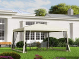 3 x 3 Pop Up Gazebo with 4 Mesh Sides and Carry Bag, Height Adjustable Party Canopy Tent, T3398P320005