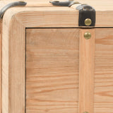 TV Cabinet 110x33x35 cm Solid Firwood 339299