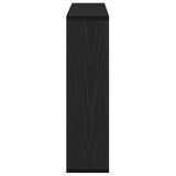 Mirror Cabinet Black Oak 76 x 15 x 55 cm Engineered Wood 862104
