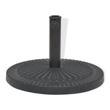 Parasol Base Resin Round Black 14 kg 43657