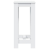 Bar Table White 51x50x103.5 cm Engineered Wood 854400