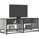 TV Cabinet Grey Sonoma 120.5x40x46 cm Engineered Wood and Metal 848892
