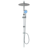 Dual Head Shower Set with Hand Shower Stainless Steel 145056