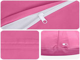 Throw Pillow 6 pcs HEERLEN Pink Dia. 60 cm Polyester 929816