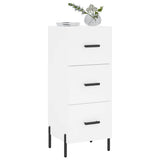 Sideboard White 34.5x34x90 cm Engineered Wood 828612
