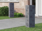 Solar LED Pathway Light 2 pcs Anthracite Cold Rolled Steel 879746