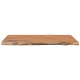 Table Top 80x60x2.5 cm Rectangular Solid Wood Acacia Live Edge 370620