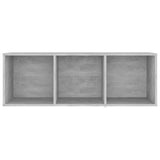 TV Cabinets 2 pcs Concrete Grey 107x35x37 cm Engineered Wood 3079911