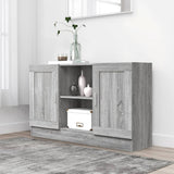Sideboard Grey Sonoma 120x30.5x70 cm Engineered Wood 815625
