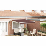 Automatic Retractable Awning Brown 300x250 cm 3215708