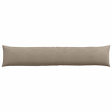 Sofa Pillows 2 pcs Taupe 200 x 40 cm Fabric 42013897