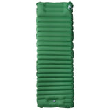 ZNTS Self Inflating Camping Mattress with Integrated Pillow Green 4007121