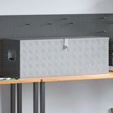 Aluminium Box 110.5x38.5x40 cm Silver 142941