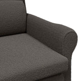 Armchair Dark grey 76 x 94 x 102 cm Sharpa Fabric 42009854