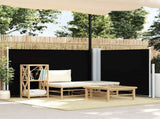 Side Awning Black Polyester with PU coating, Steel, Aluminium 48448