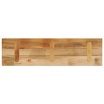 ZNTS Table Top 110x30x3.8 cm Rectangular Solid Wood Rough Mango 371374