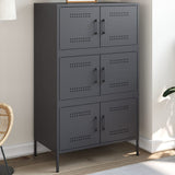 Highboard Anthracite 68x39x113 cm Steel 842960