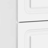 Bedside Cabinet with Drawer High Gloss White 43 x 41 x 63.5 cm 895709