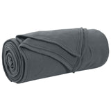 Throw Blankets 6 pcs Dark Grey 170 x 130 cm 1.86 kg Fleece 42017053